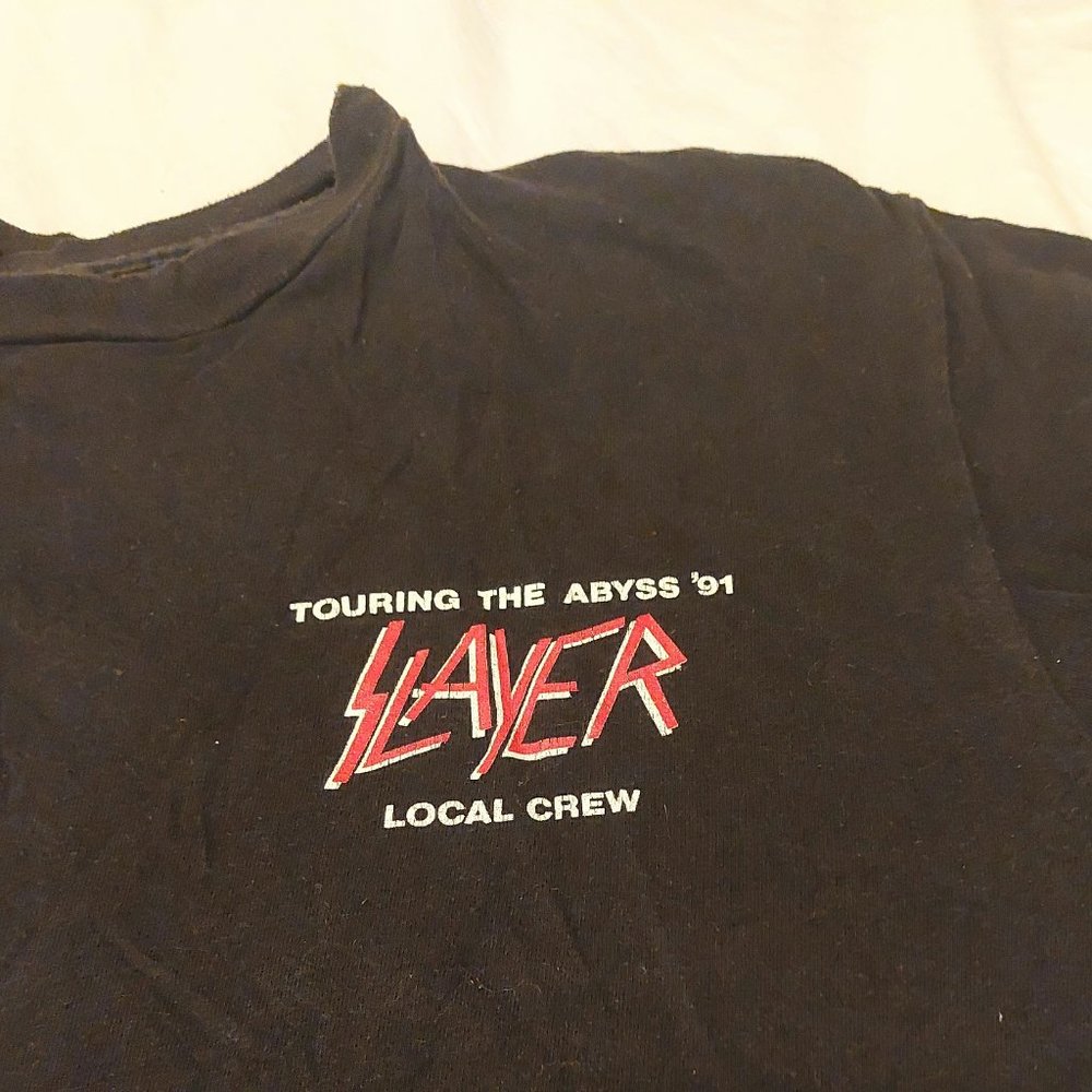Slayer Local Crew T-shirt - 1991 Tour